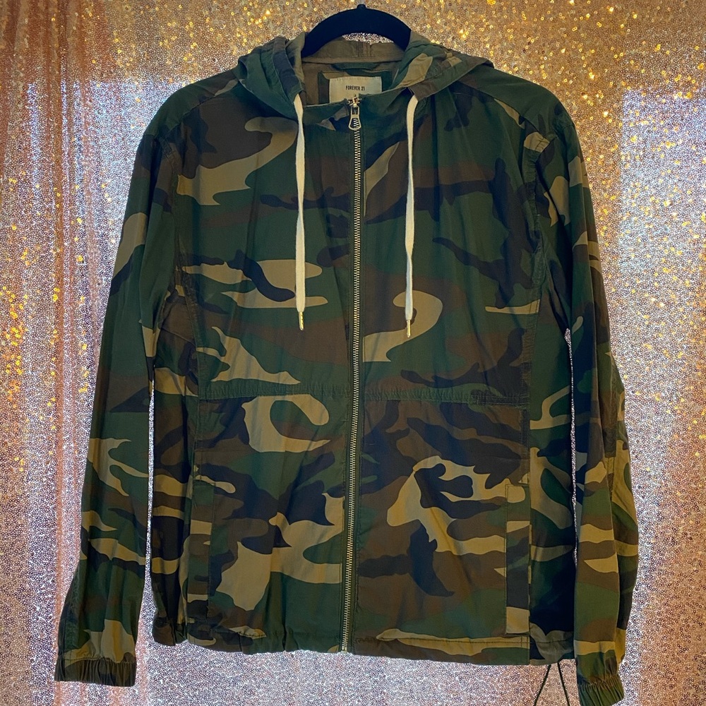 Camo Jacket with Hood